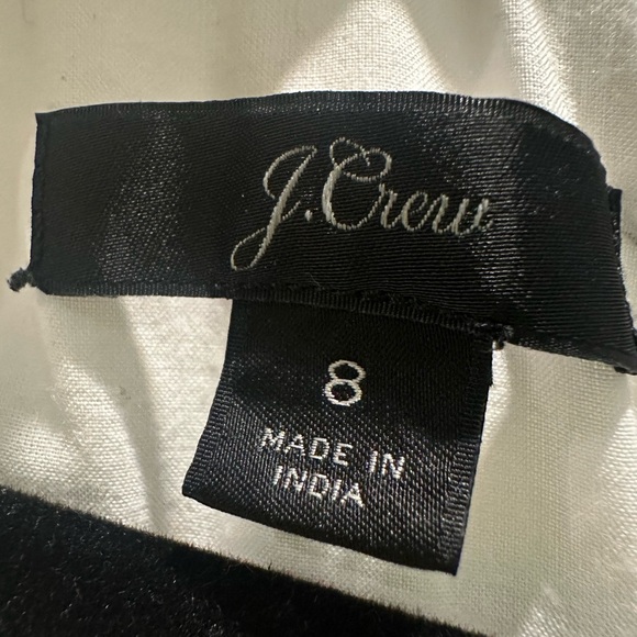 Women's J.Crew Sleeveless A-Line Poplin Dress White Size 8 - Picture 9 of 9